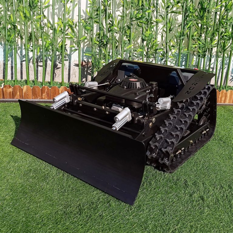 remote control crawler brush cutter for football field