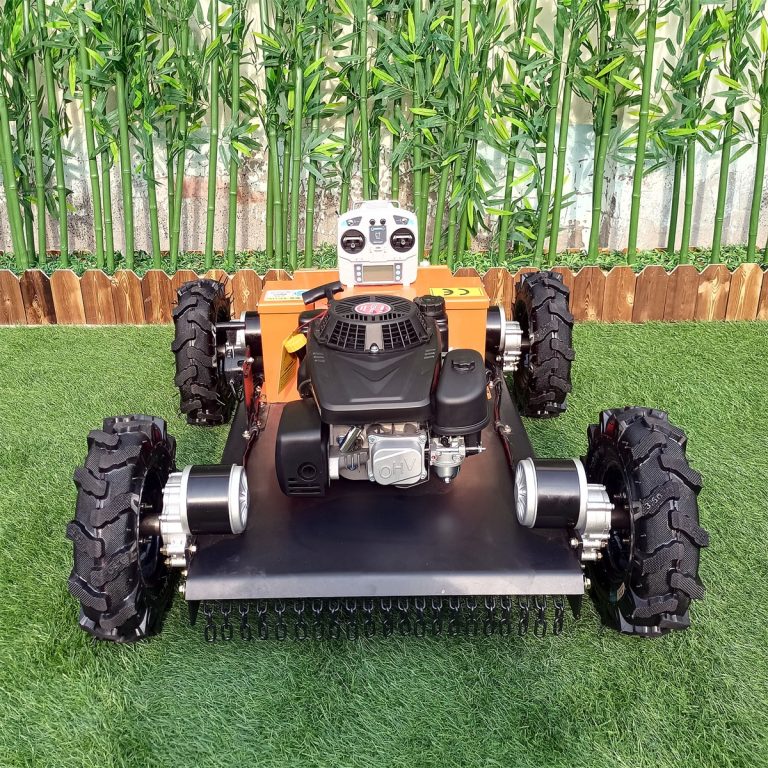 Best price radio controlled wheeled road slope weed cutter